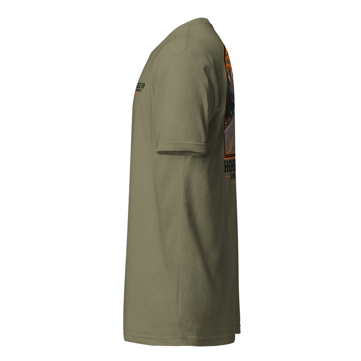 Days Over t-shirt in Military Green, left view