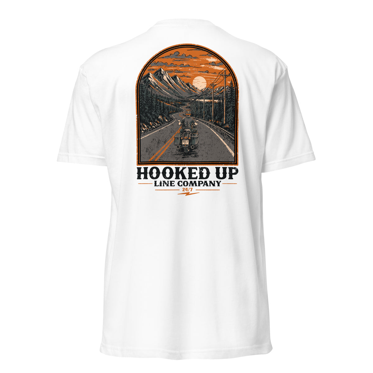 Days Over t-shirt in White, back view
