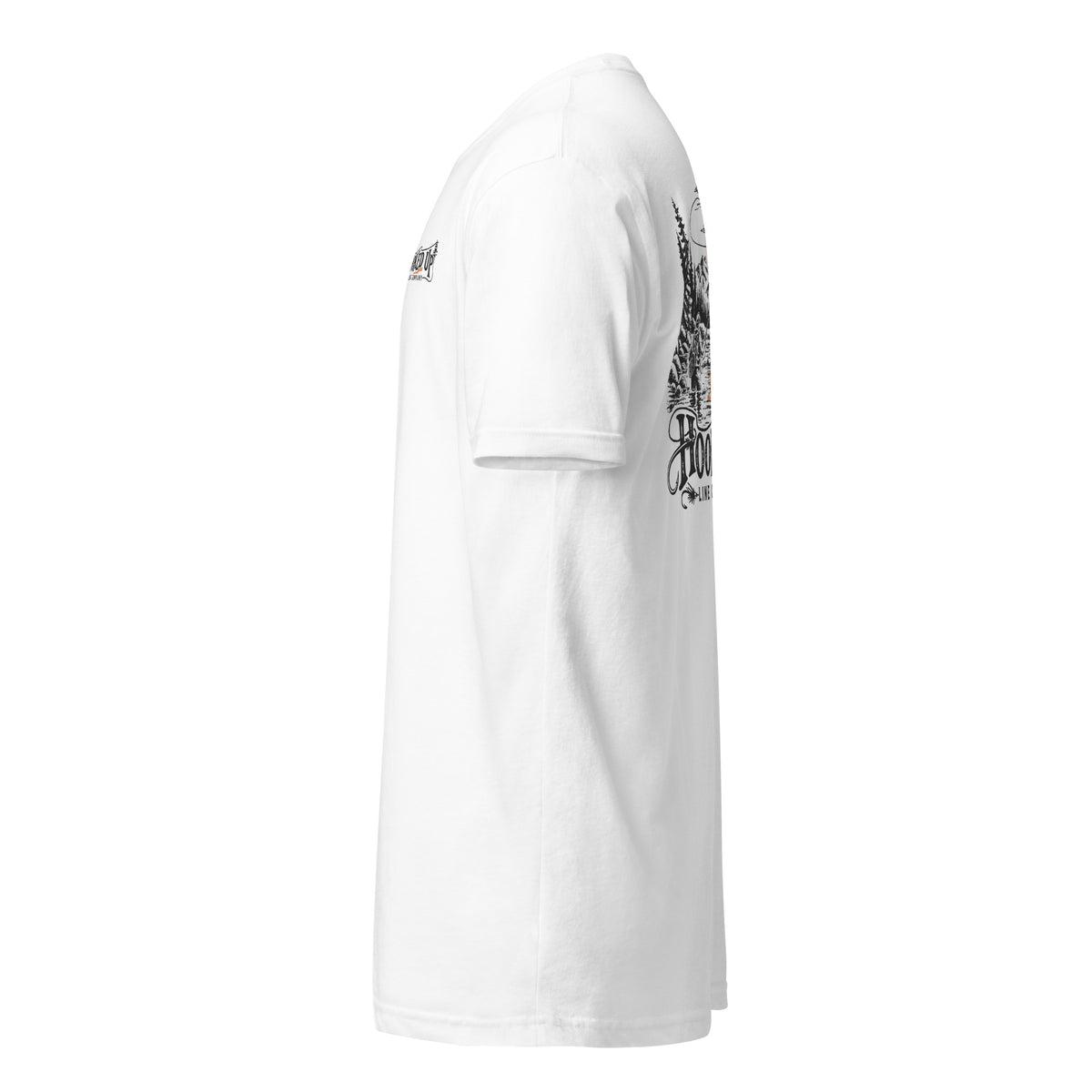 Cast Your Cares 2.0 t-shirt in White, left view