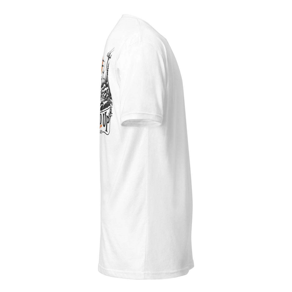 Cast Your Cares 2.0 t-shirt in White, right view