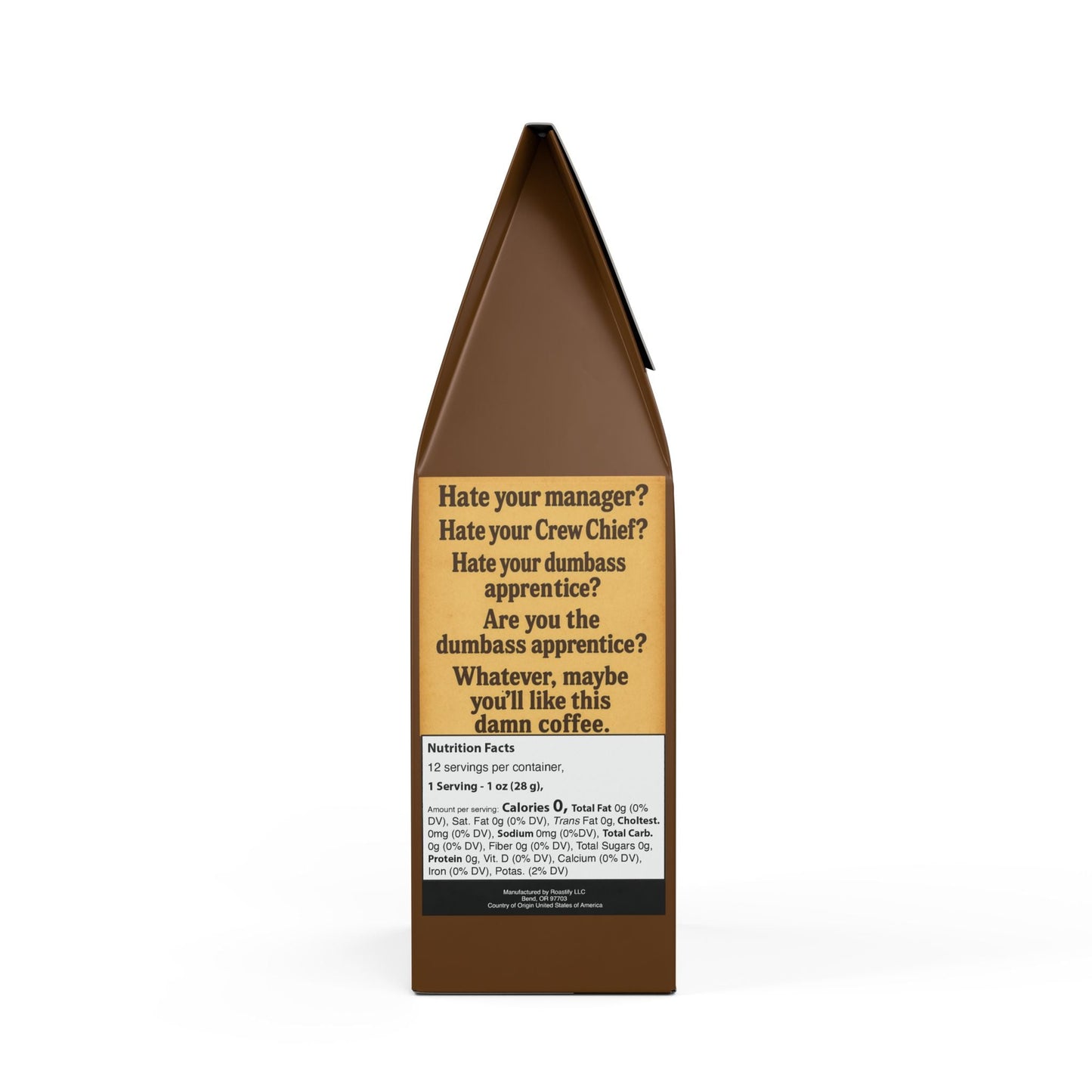 Pardon my french roast (Dark French Roast coffee)