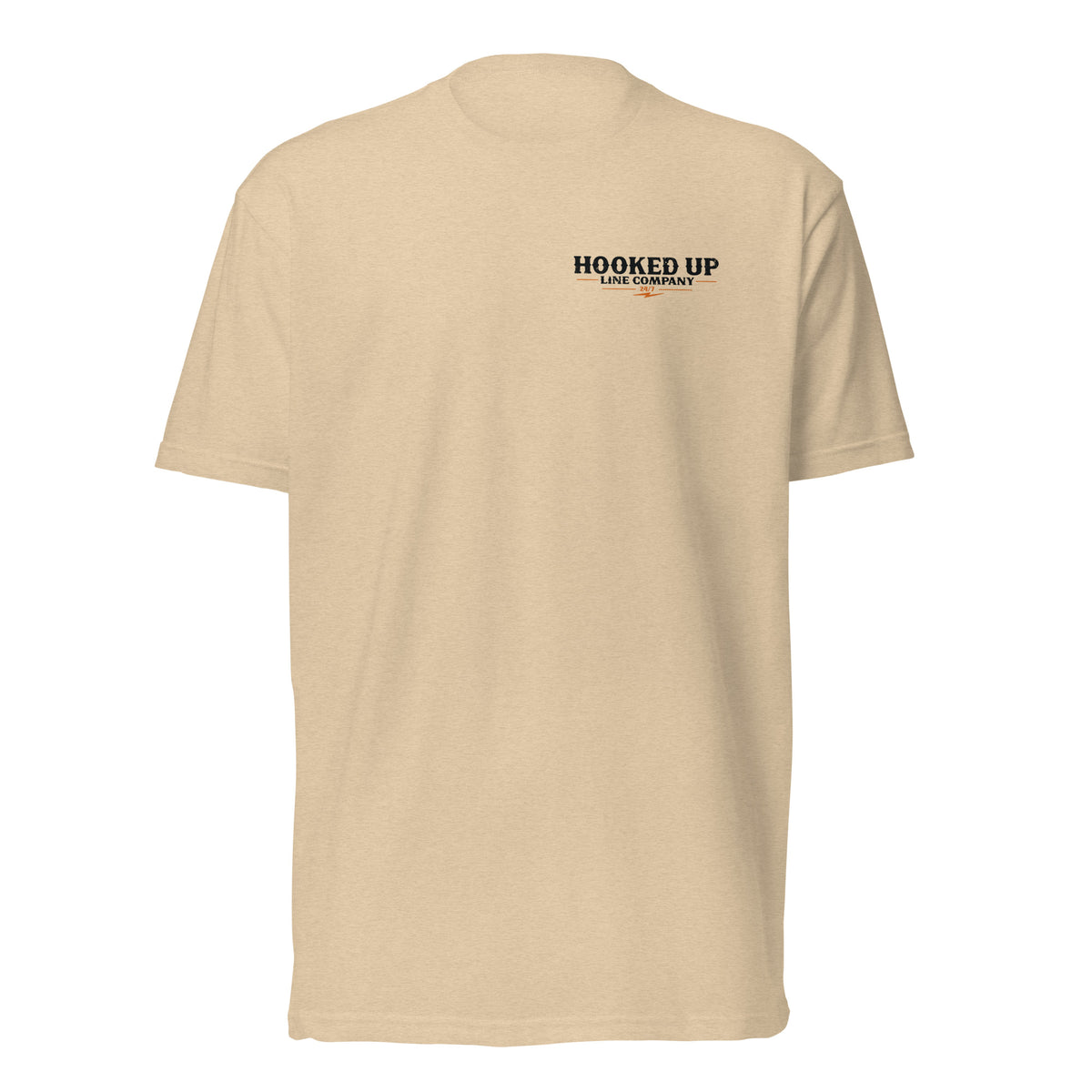 Days Over t-shirt in Heather Tan, front view