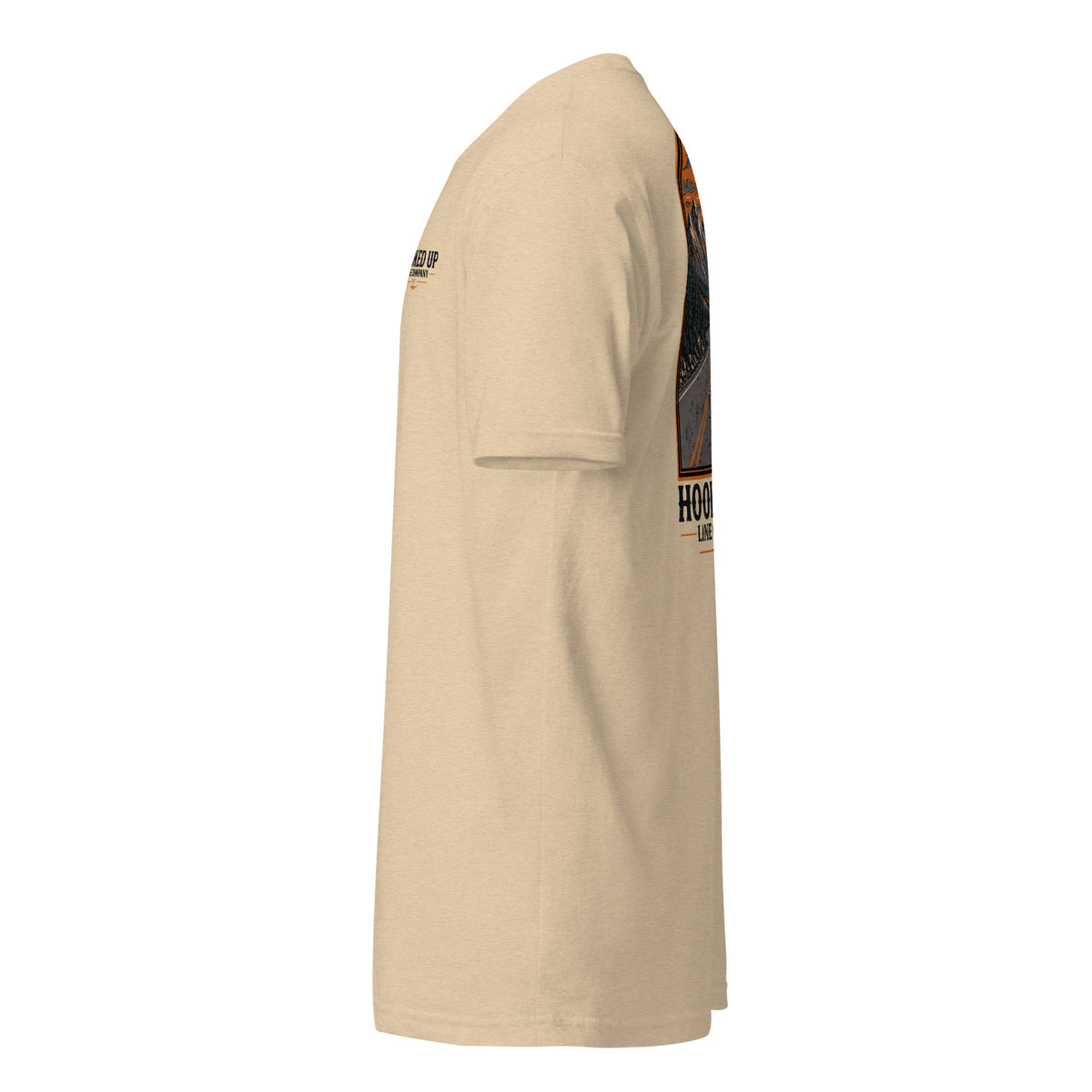 Days Over t-shirt in Heather Tan, left view