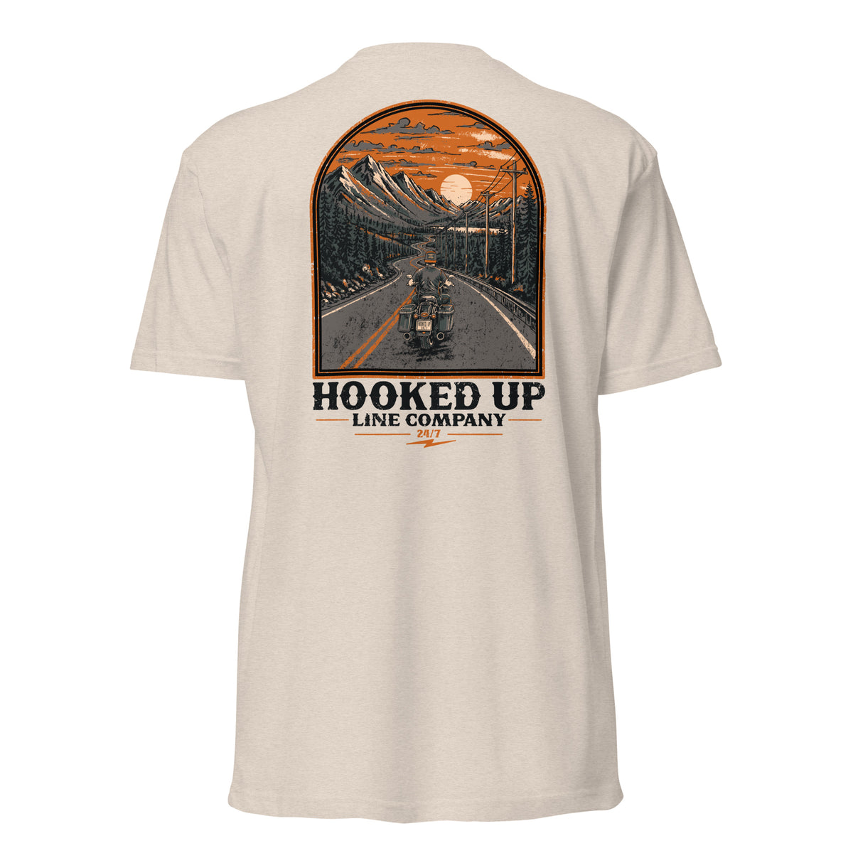 Days Over t-shirt in Sand, back view